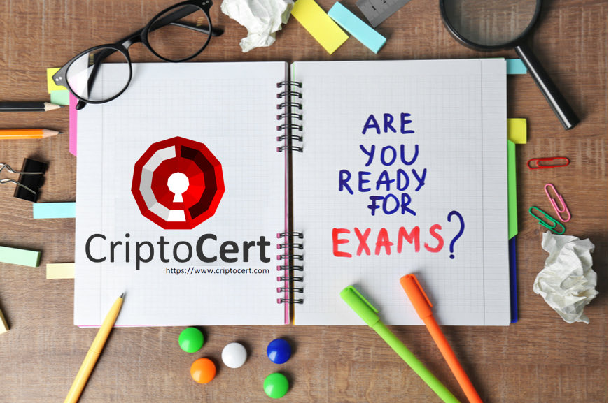 Esta tarde, 24 de noviembre, varios candidatos van a demostrar sus conocimientos criptográficos  en la siguiente convocatoria de examen de la certificación @CriptoCert Certified Crypto Analyst.

Apúntate de aquí a finales de 2022.

criptocert.com

¡Mucho ánimo a tod@s!
