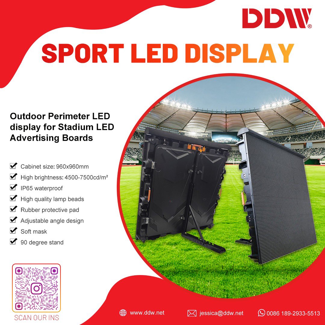 ddwdisplay's tweet image. Perimeter LED Display screen ddw.net #sportleddisplay #ledscreen #ddwdisplay