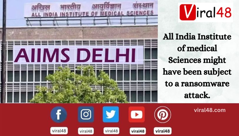 viral48official's tweet image. All India Institute of Medical Sciences might have been subject to a ransomware attack.

See more: viral48.com/life-style/hea…

#AIIMS
#allindiainstituteofmedicalscience
#computeremergencyresponseteam
#cyberattacker
#Delhi
#hospital
#institute
#nationalinformaticscentre
#organization