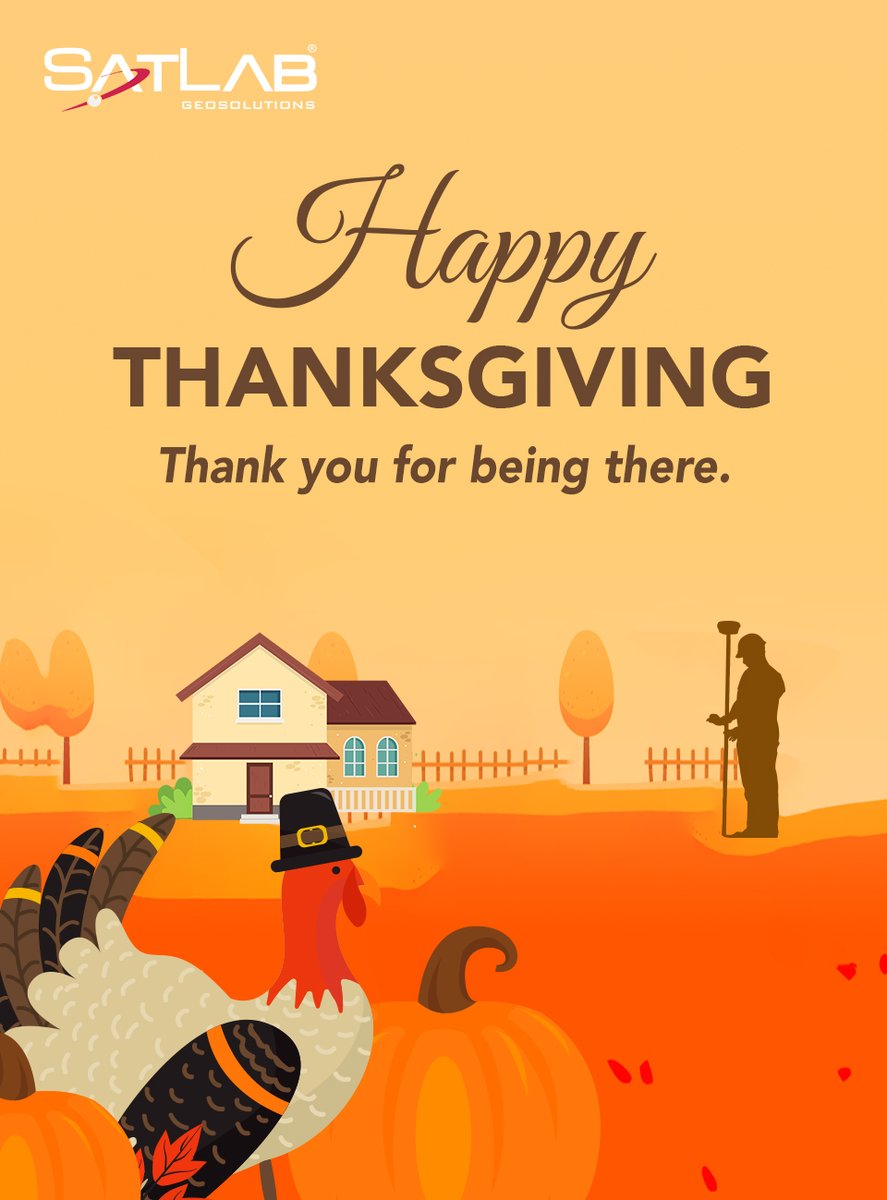 Warmest Thanksgiving greetings to you and your family.
#satlab #HappyThanksgiving