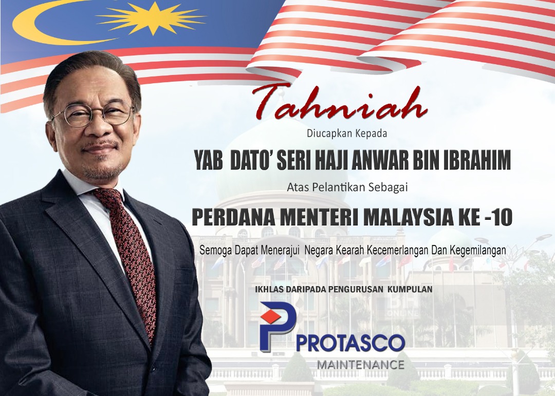 Setinggi ucapan tahniah disampaikan kepada YAB Dato' Seri Haji Anwar Bin Ibrahim di atas pelantikan sebagai Perdana Menteri Ke-10. 

Semoga dapat menerajui negara kearah kecemerlangan dan kegemilangan.