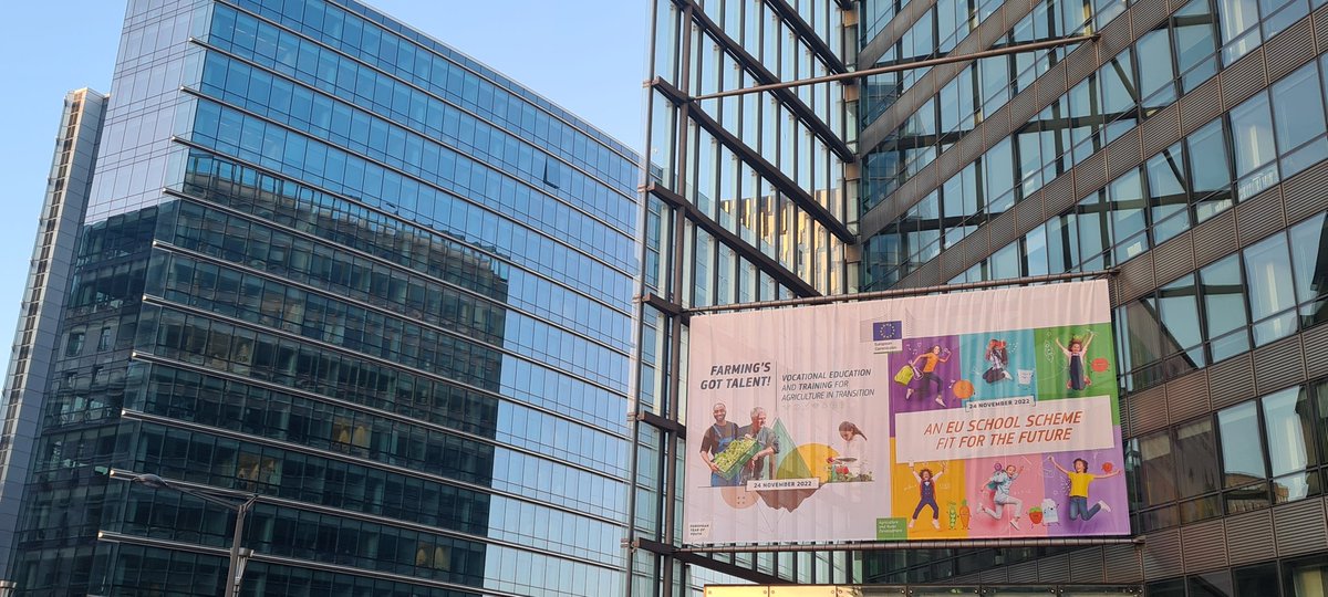 RamonSumoy's tweet photo. ☀️Sunny day in Brussels! 🇪🇺 The big day to discuss #Farmingskills with young farmers, students, teachers, policy-makers... at the conference Farming’s got talent! Vocational education and training for agriculture in transition. 👩‍🌾🚜👨‍🌾 💪 Don't miss it!! https://t.co/YsNWyCWESN