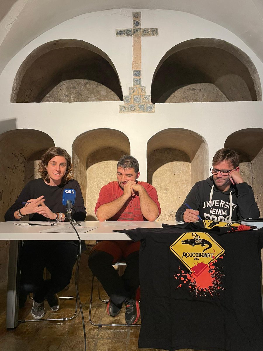 acocollonat's tweet photo. 🎥Presentació la 12a edició de l'Acocollona't 

👉Dos dels directors del festival, Jordi Martínez i David Ruiz, van explicar que enguany el festival tindrà presència en diversos espais culturals de Girona

👀Ja podeu consultar tota la programació a la web https://t.co/t3eM9Ckjy7 https://t.co/s5pg2KRAeZ