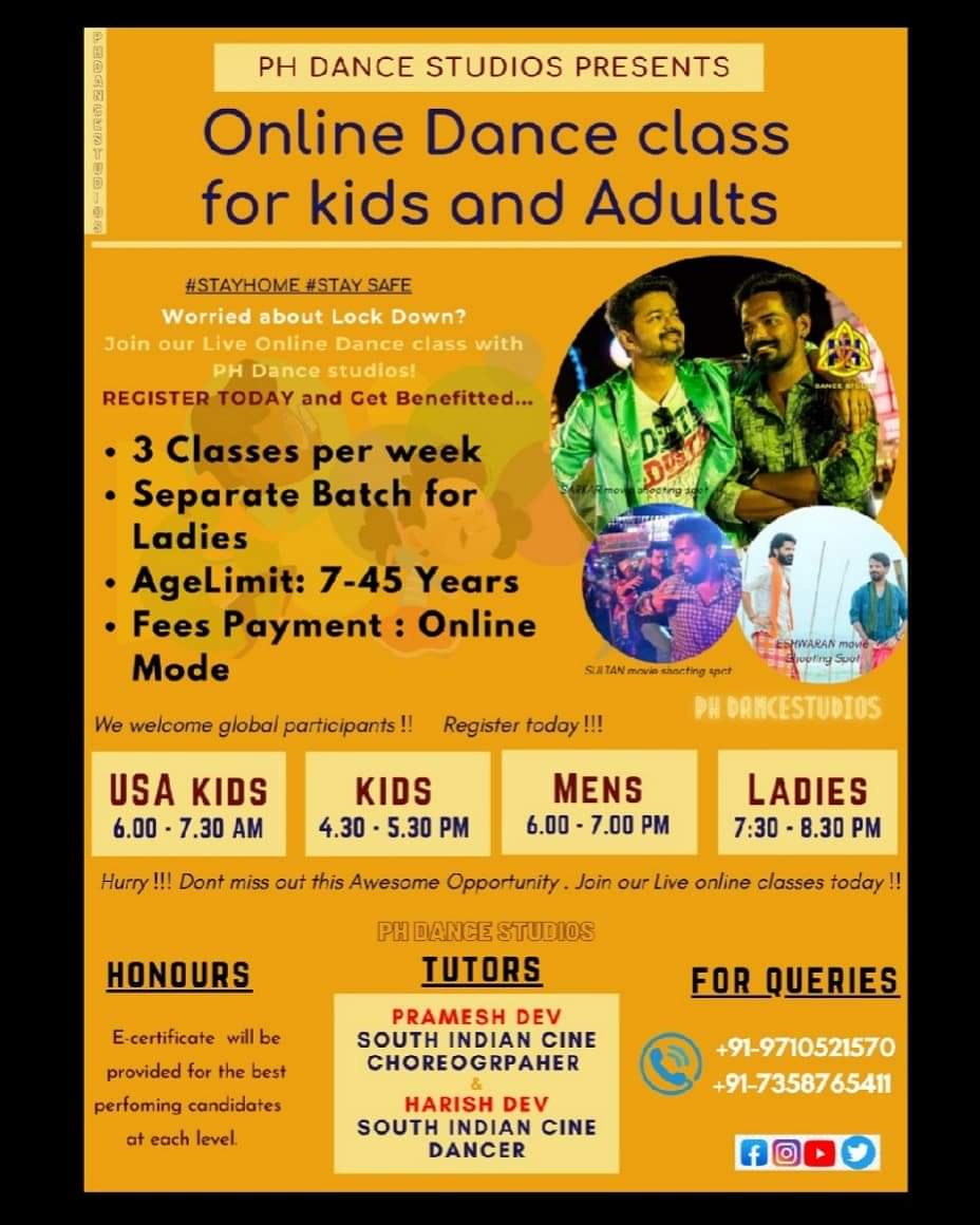 prameshdev's tweet photo. Here our new batches starts from Dec interested can make a call an register for enroll 😍 pls share this poster without fail its my kind request to frds
Contact +91-9710521570 
#phdancestudio @phdancestudio 
#ustamil#malaysiaonlineclass #usaonlineclassesforkids   #prameshdev https://t.co/LtYDpCjy0q