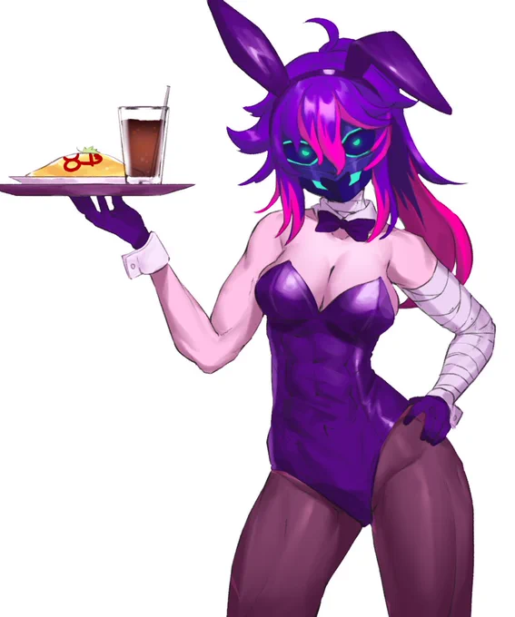 a fun collab i took part in with the combined powers of 's sketch, 's lineart, and my rendering!  