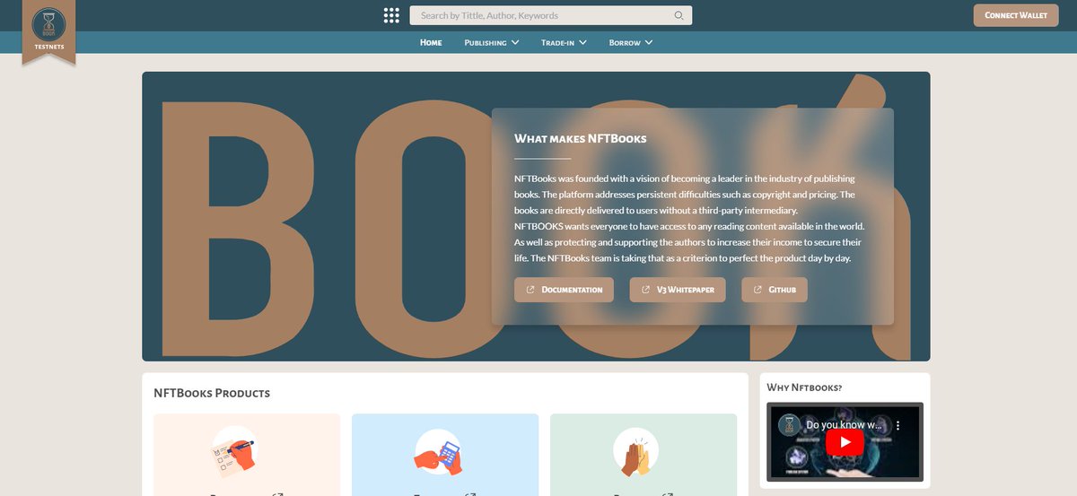 How is your day going? We have completed the UI/UX upgrade for the #NFTBOOKS platform. Not sure if you've seen the difference yet? It would be great if you experimented at testnets.nftbooks.info before we integrate smart contracts between authors and translators this month.
