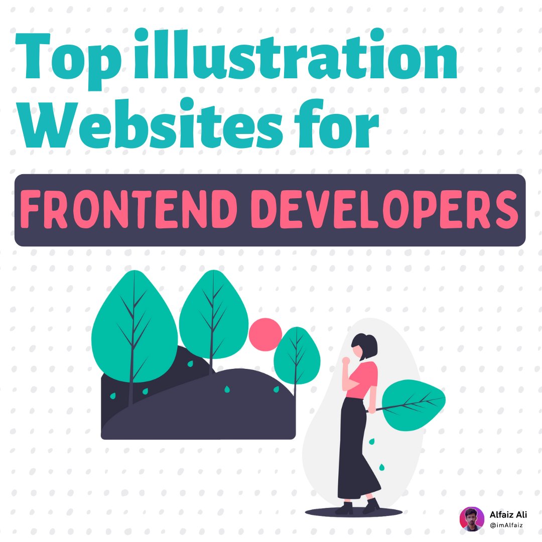 AlfaizAliX's tweet image. Top 5 illustration websites for Frontend Developers 🖼️
A Thread 🧵👇
