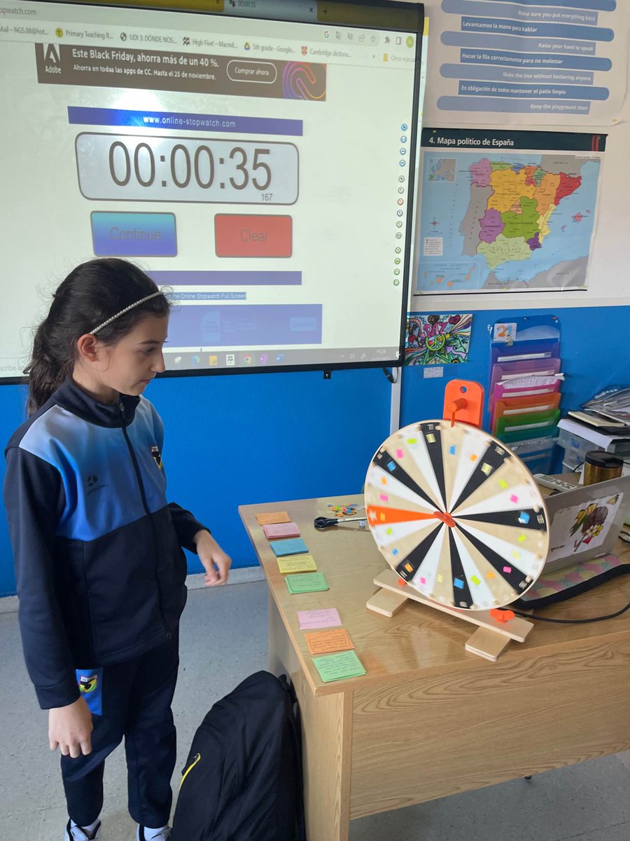 ColegiosElValle's tweet photo. Repasando #NaturalScience 🎡
📌 Último día antes del control del tema 2: It’s trivial time ☺️
#ColegiosElValle #EducaciónPrimaria #6EPD #Sanchinarro #ElValle https://t.co/mOnBUdTns7