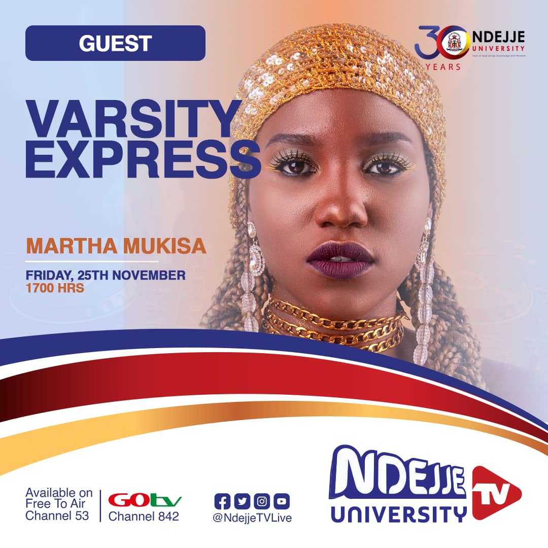 allangamooli's tweet photo. Don't miss @MarthaMukisa live @NdejjeTVLive this Friday at 1700 HRS #NdejjeAt30 #ndejjeupdates #ndejjeTvlive https://t.co/ZvEVPceZbd