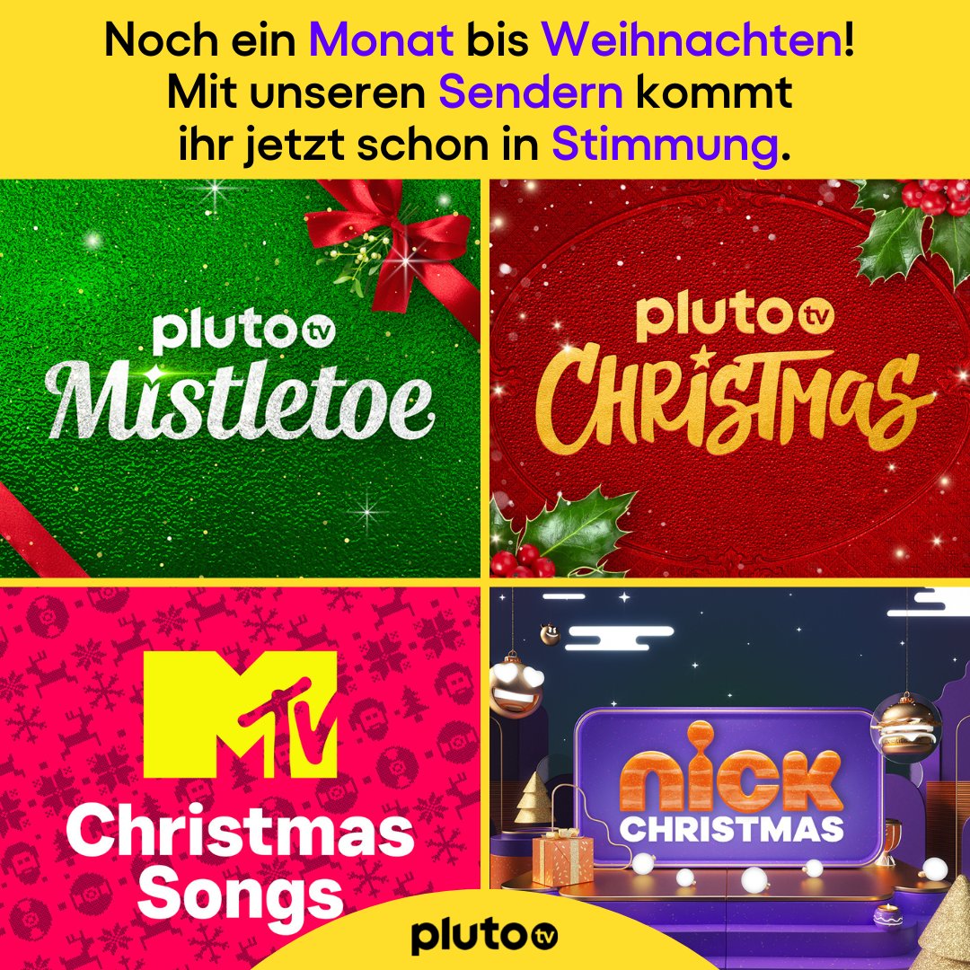 Unsere neue Kategorie "A Feel Good Christmas", hat alles was das Weihnachtsherz begehrt 🎄✨ (Kanal 44 bis 49)