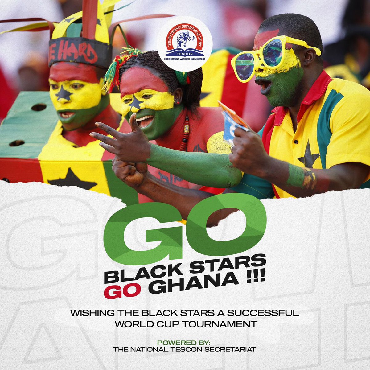 national_tescon's tweet photo. Go Black Stars Go! https://t.co/bD1OEDIW5s