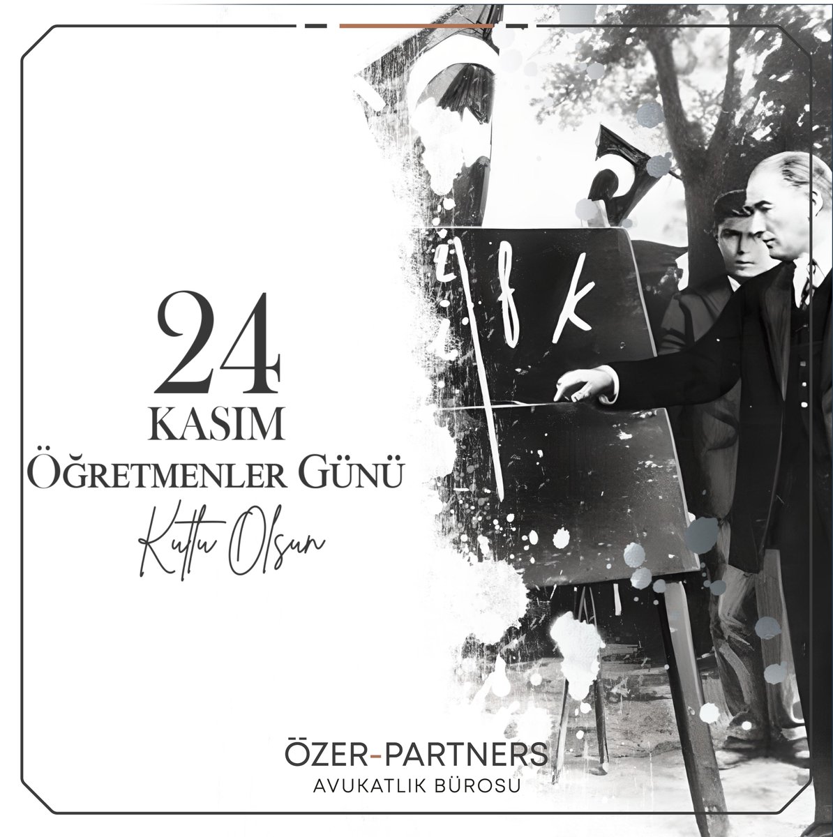 "Öğretmenler! Cumhuriyet; fikren, ilmen, fennen, bedenen kuvvetli ve yüksek seciyeli muhafızlar ister. Yeni nesli bu nitelik ve kabiliyette yetiştirmek sizin elinizdedir." Mustafa Kemal Atatürk
#24KasımÖğretmenlerGünü