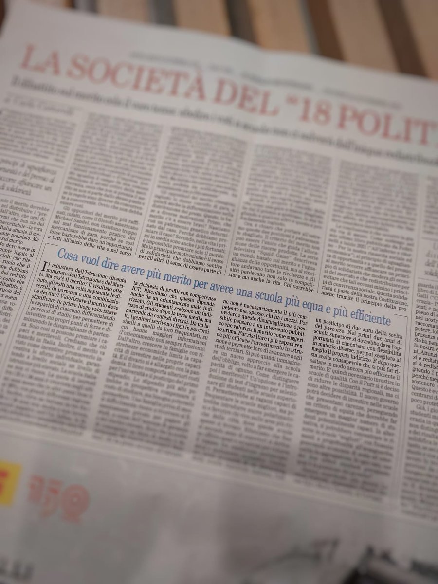 TortugaThink's tweet photo. Oggi siamo su @ilfoglio_it per parlare di scuola e merito, per una scuola più equa ed efficiente 👇 https://t.co/Lvfw5KeyXE