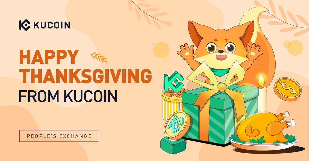 kucoincom's tweet photo. #KuCoin wishes everyone a Happy Thanksgiving! https://t.co/fZtKSDGhYd