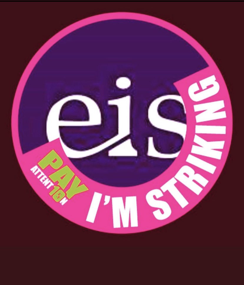 aprilmcguchan's tweet photo. I’d rather be teaching today but this is important ❤️ @EISUnion ! https://t.co/7ptsJ09lRI