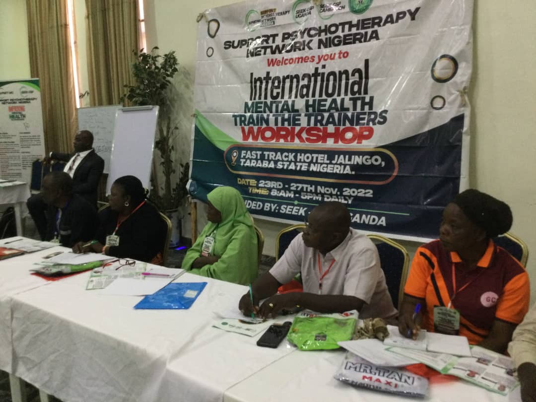SeekGsp's tweet photo. SEEK GSP delegation from Uganda at the International Mental Health Train The Trainers Workshop in Nigeria.
#GSPtraining
#GSPinternational
#GSPUGANDA
#GSPCAMEROON
#mentalhealthug
@Makerere
@MinofHealthUG
@MQmentalhealth
@USAID
@UNAIDS https://t.co/WZbJ85ZESM