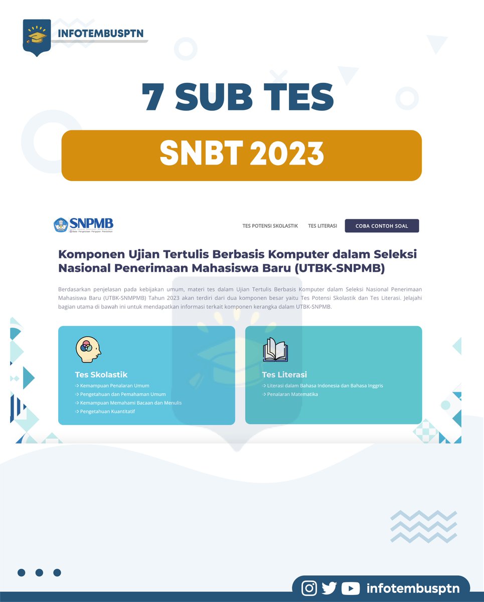 INFO UPDATE UTBK SNBT 2026 tweet media