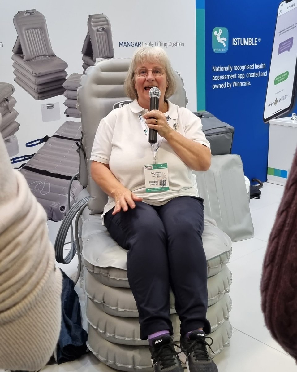 OtLocal's tweet image. Great to see Kate from @theotservice demonstrating the @MangarInt lifting products yesterday! Easy to use, safe and keeps people out of hospital. What's not to like? Thanks for a fab day at @TheOTShow ❤️