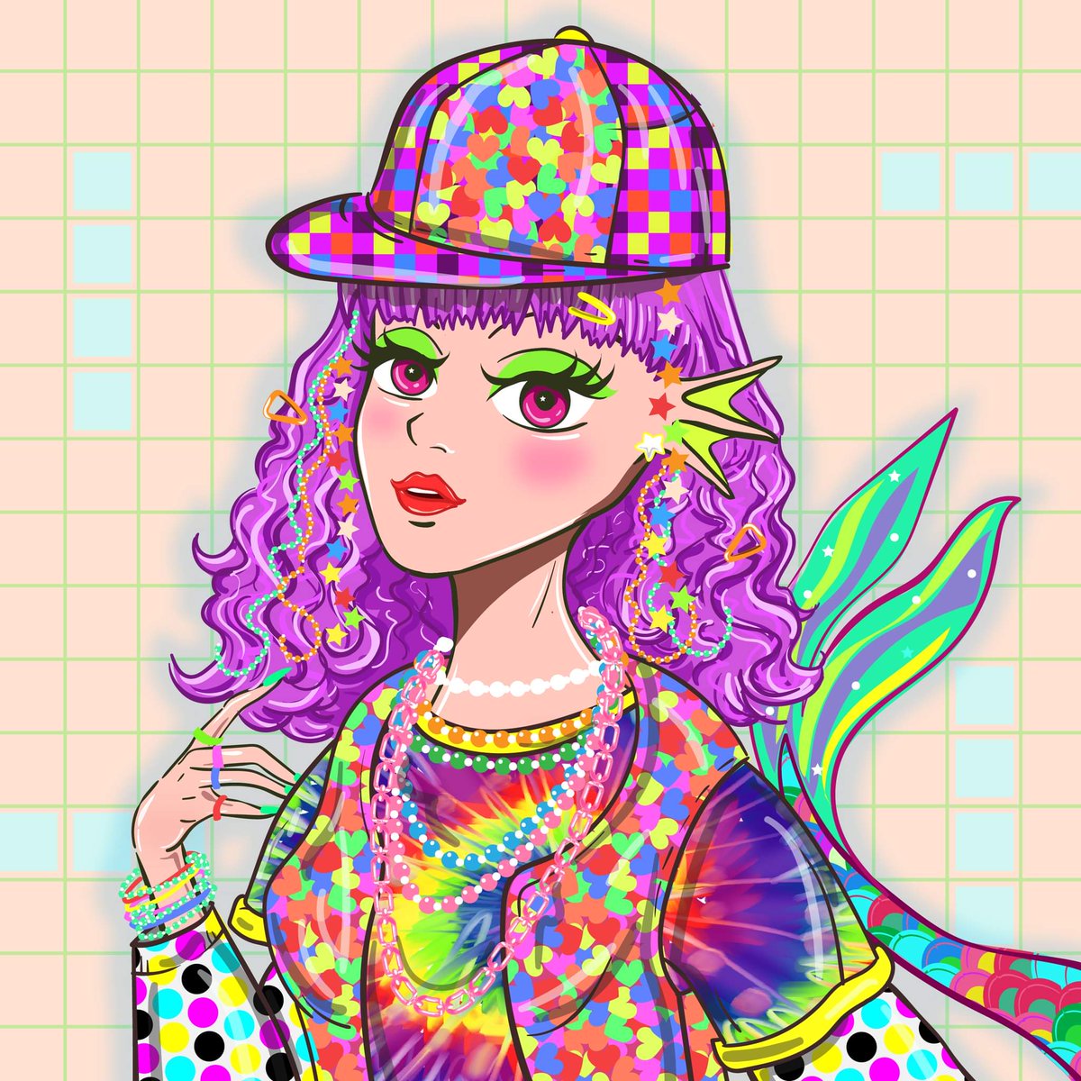 💚💜 HADEKO 💜💚
🇯🇵 J-FASHION MERMAID 🇯🇵
💖 0.015 $ETH 💖
Rarity : special 

🌟 YOUTH &amp; POP 🌟
9 DAYS 9 STYLE 🎉
opensea.io/assets/ethereu…

Mermaid around the world.🧜‍♀️
世界中のマーメイドたち 🧜‍♀️

#JFASHION #HADEKO
#NFTTHAILAND #NFTJAPAN #NFTCOMMUNITY