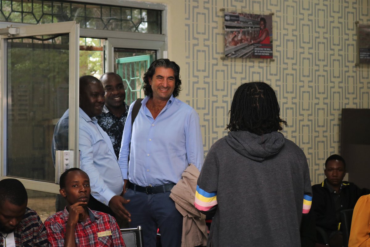 OMDTZ's tweet photo. The  European Union representatives accompanied by the SIDO Mwanza regional manager, stopped by the workshop venue and were eager to learn about the OSF project and how we engage youth in technology https://t.co/fEXYLh5zrx