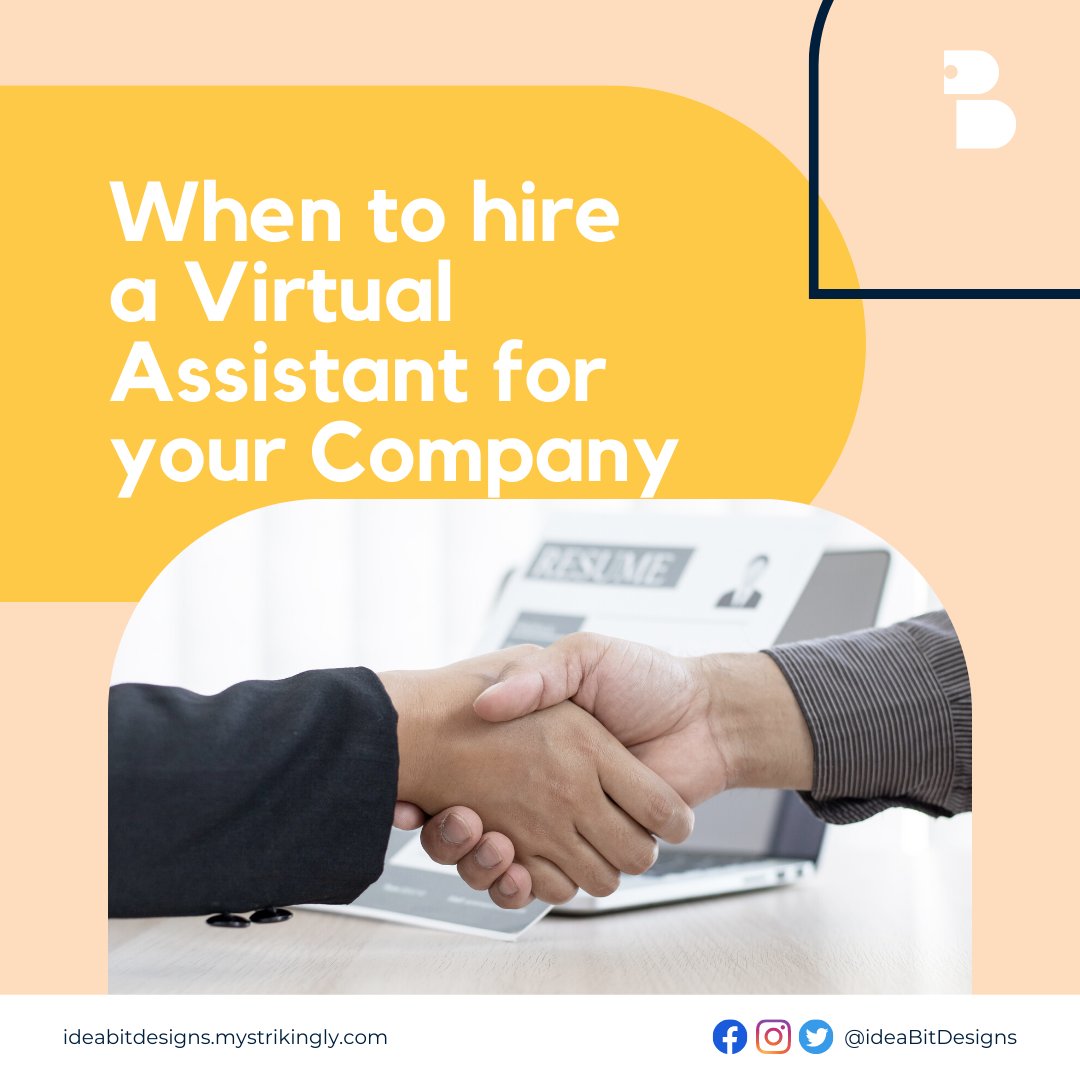 ideaBitDesigns's tweet photo. ๐คฉ Virtual Assistants are helpful for work that may be completed in a few hours per day or week as well as time-consuming duties like returning phone calls and emails. ๐คฉ
Read more here: https://t.co/AP3R4MkPRe
https://t.co/ij0tR4gwCB ๐
#ideaBitDesigns #virtualassistant https://t.co/YcQQnfvQRc