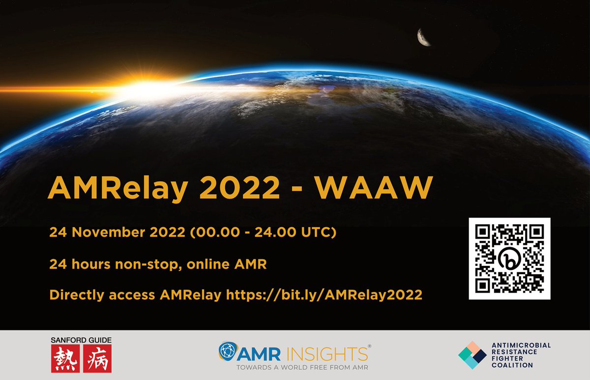 gardp_amr's tweet photo. GARDP is part of #AMRelay2022, a 24-hr event with contributions from those who help curb #antimicrobialresistance around the world.
📍24 Nov.
⏰20-20:15 UTC (21-21:15 CET)
🗣️@manica_AMR @fjfranceschi @JenniferCohn2 @AstridPentz and more!
➡️https://t.co/69l9MgNGps https://t.co/WW5tgnFFLL