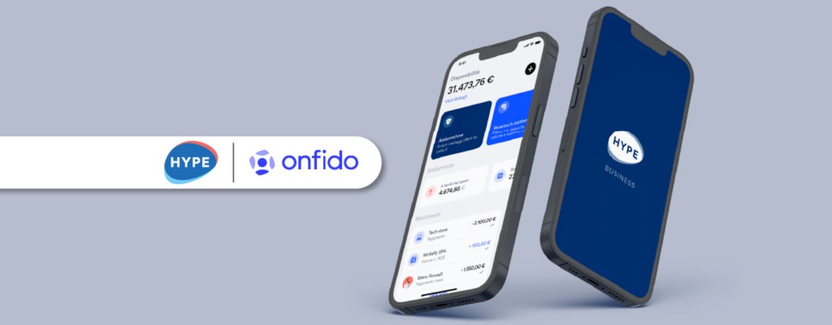 Italian Neobank HYPE Automates Customer Identity Verification With Onfido. fintechnews.ch/fintechitaly/i… @Onfido #fintech #italy #neobank #identity #verification #regtech #virtualbanking