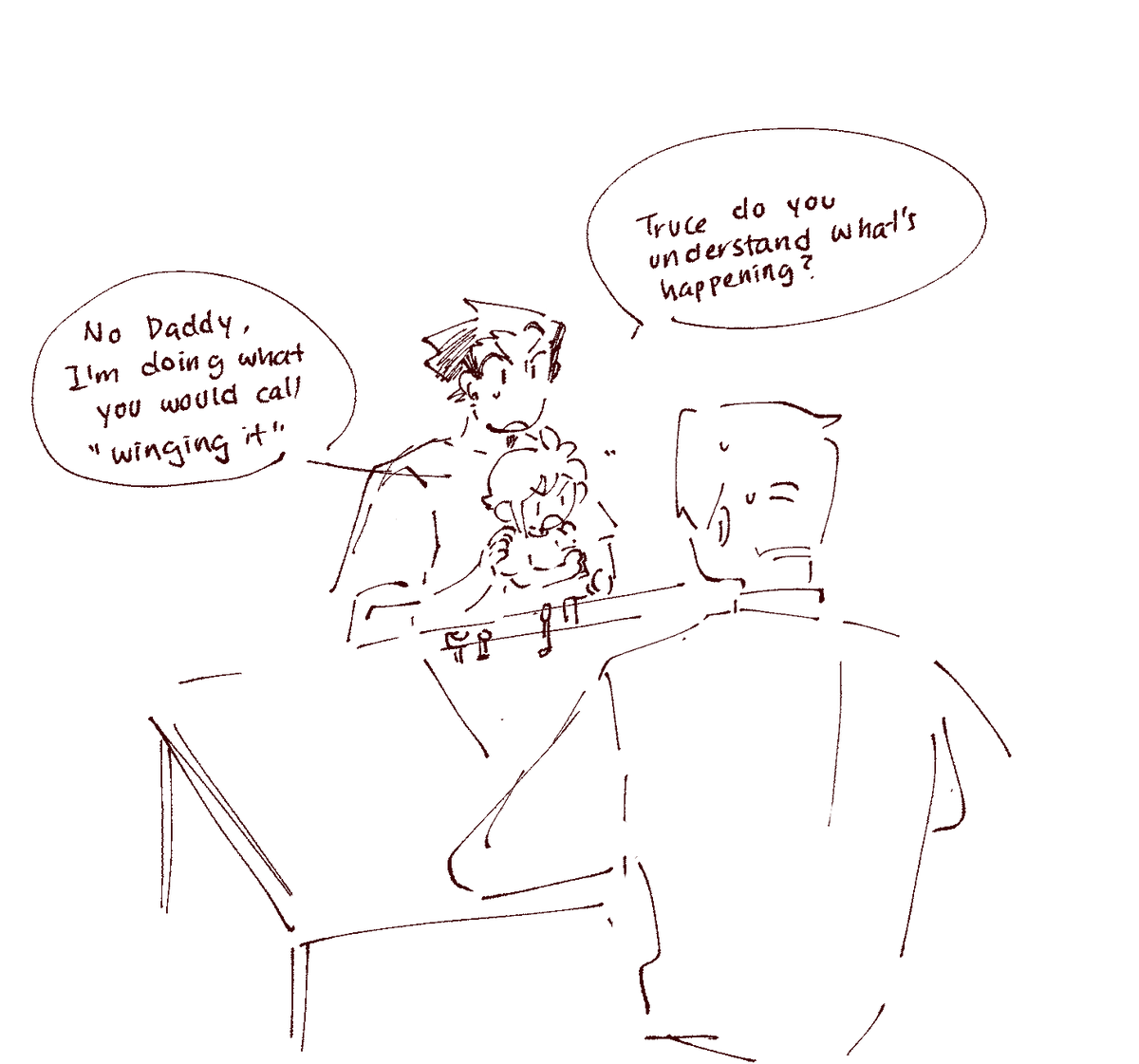 doodle i did while job hunting 