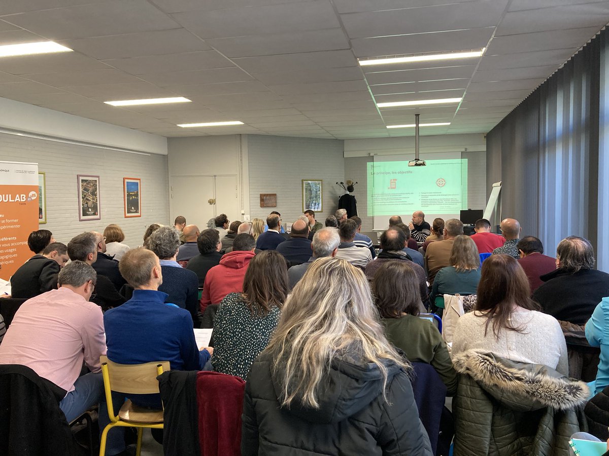 EduLAB_TARN's tweet photo. À #Castres, début de la journée de formation des acteurs du #numerique dans le Tarn. Une nouvelle édition du séminaire académique rassemblant #RUPN, #IAN et #ERUN. Bonne journée de formation et d’échanges à toutes et tous! #EduNum #ADNTlse https://t.co/6aDHQROup6