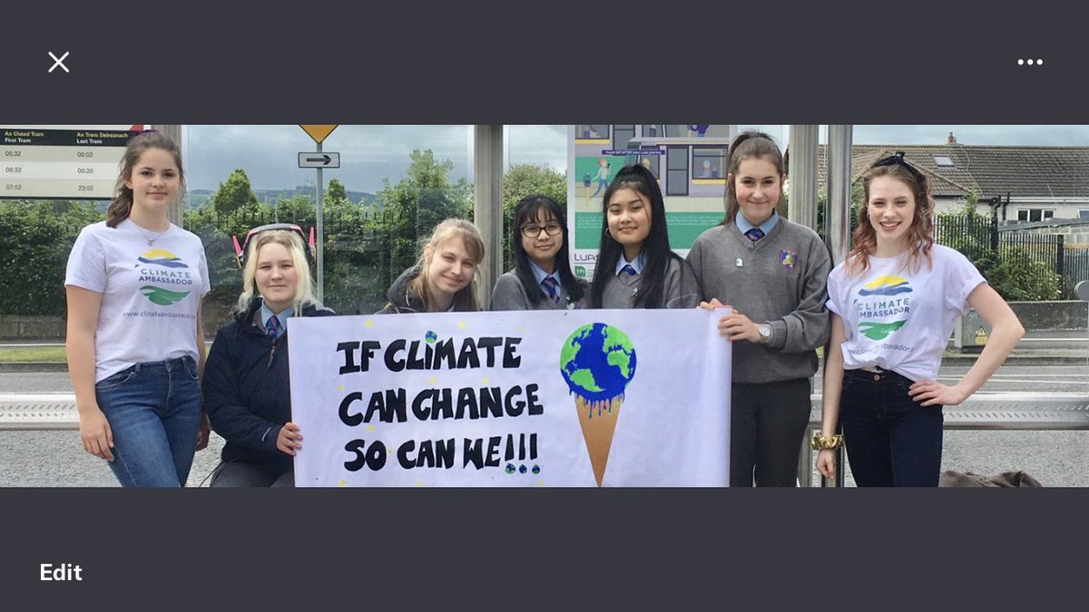 MarksGREENTEAM's tweet photo. 2019 to 2022 our first @climate_ambass Elissa, braving the elements this morning with some new Green Team members for our trip to the @waterambassador training day in Newbridge #GoGreen #greenteam #ourfuture https://t.co/uU2O2eQtdr