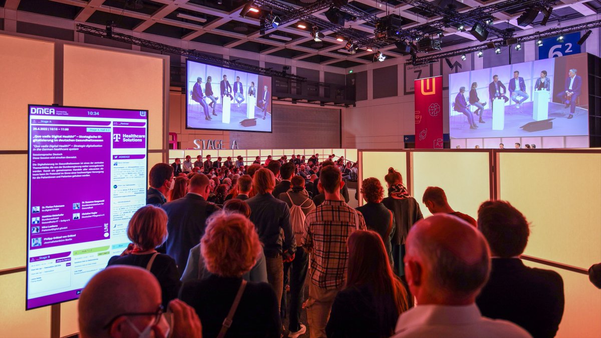 📣 Call for Papers 📣
Gestalten Sie das dreitägige Kongressprogramm der #DMEA23 mit! Bis zum 8. Dezember können Expert:innen aus Wirtschaft, Wissenschaft und Praxis ihre Kurzabstracts einreichen. Alle Infos gibt´s hier ➡️ bit.ly/DMEA23_CfP ⬅️ #DMEA #DigitalHealth
