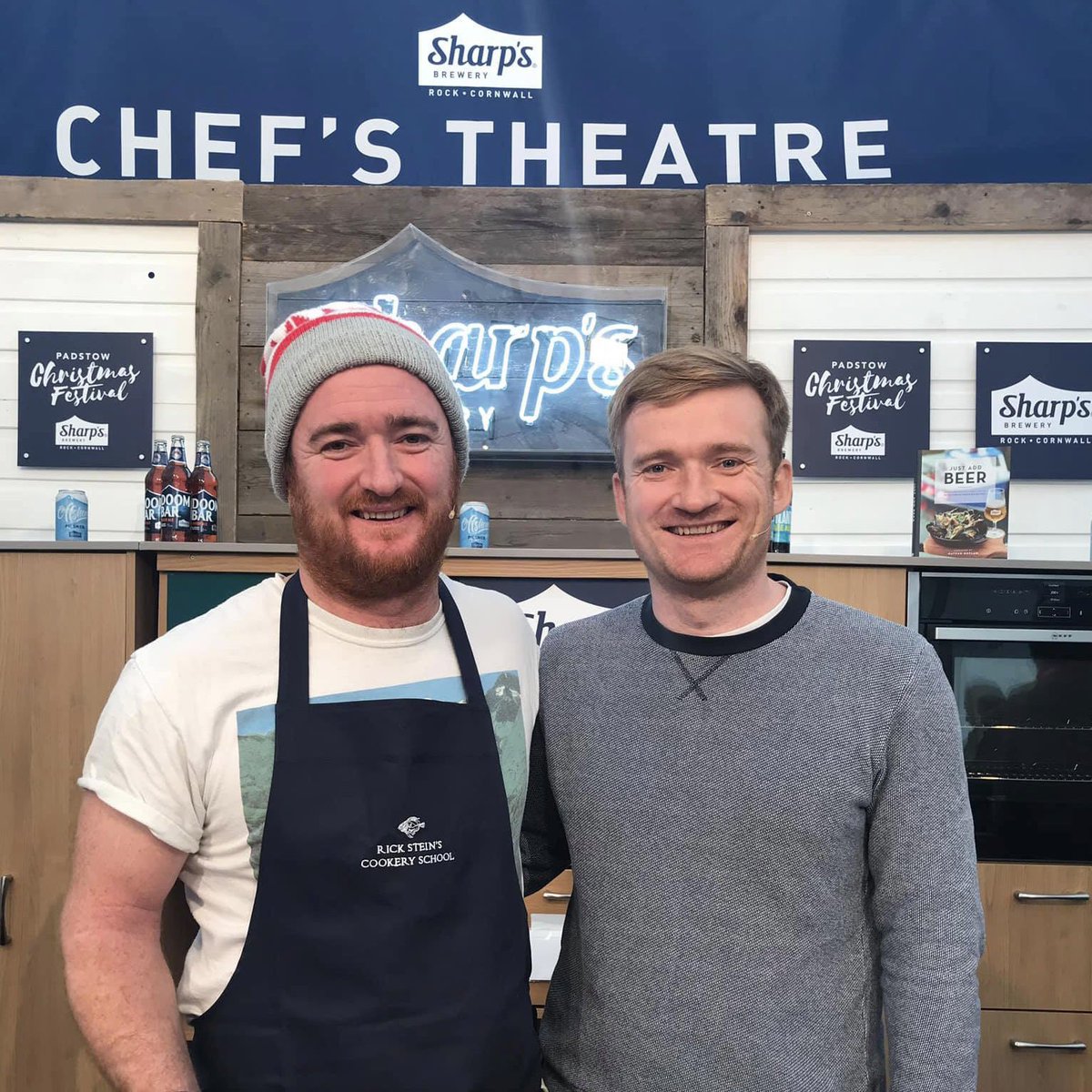 It’s nearly time for the return of <a href="/PadstowXmas/">Padstow Christmas Festival 🎄</a> Festival 🎄🎅🏻🎁 This time next week the town will be ready to welcome you for foodie festivities galore. <a href="/JackStein/">Jack Stein</a> <a href="/CharlieStein1/">Charlie Stein</a> <a href="/Rick_Stein/">Rick Stein</a> <a href="/Jill_Stein/">Jill Stein OBE</a> <a href="/petemurt/">peter murt</a> <a href="/StephDelourme/">Stephane Delourme</a> and <a href="/DeliNick/">Nicholas Evans</a> will all be on stage over the weekend.