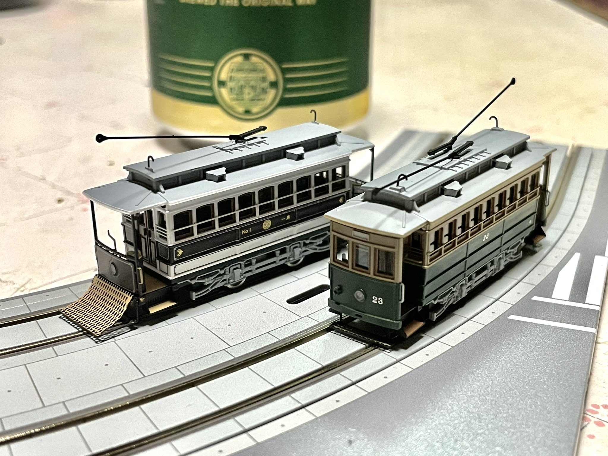 限定品】【早い者勝ち】京都市電プラモデル N電1号電車