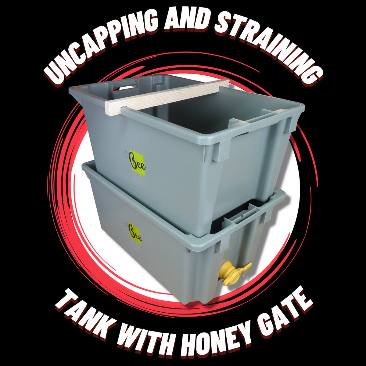 Our best selling, Uncapping/Straining Tank is on sale for only £81.91 - 50% off, not to be missed!

Shop here: bee-equipment.co.uk

#BlackFriday #CyberMonday #Beekeeping #Bees #Beekeepers #Honey