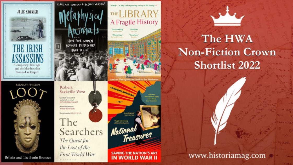 IsabelleGrey's tweet image. Many congratulations to the winners of the Non-Fiction  #HWACrowns22 for Metaphysical Animals - an enlightening, enjoyable and occasionally eye-opening read about four women philosophers. And to all the brilliant shortlist - it’s been a joy to be one of the judges.