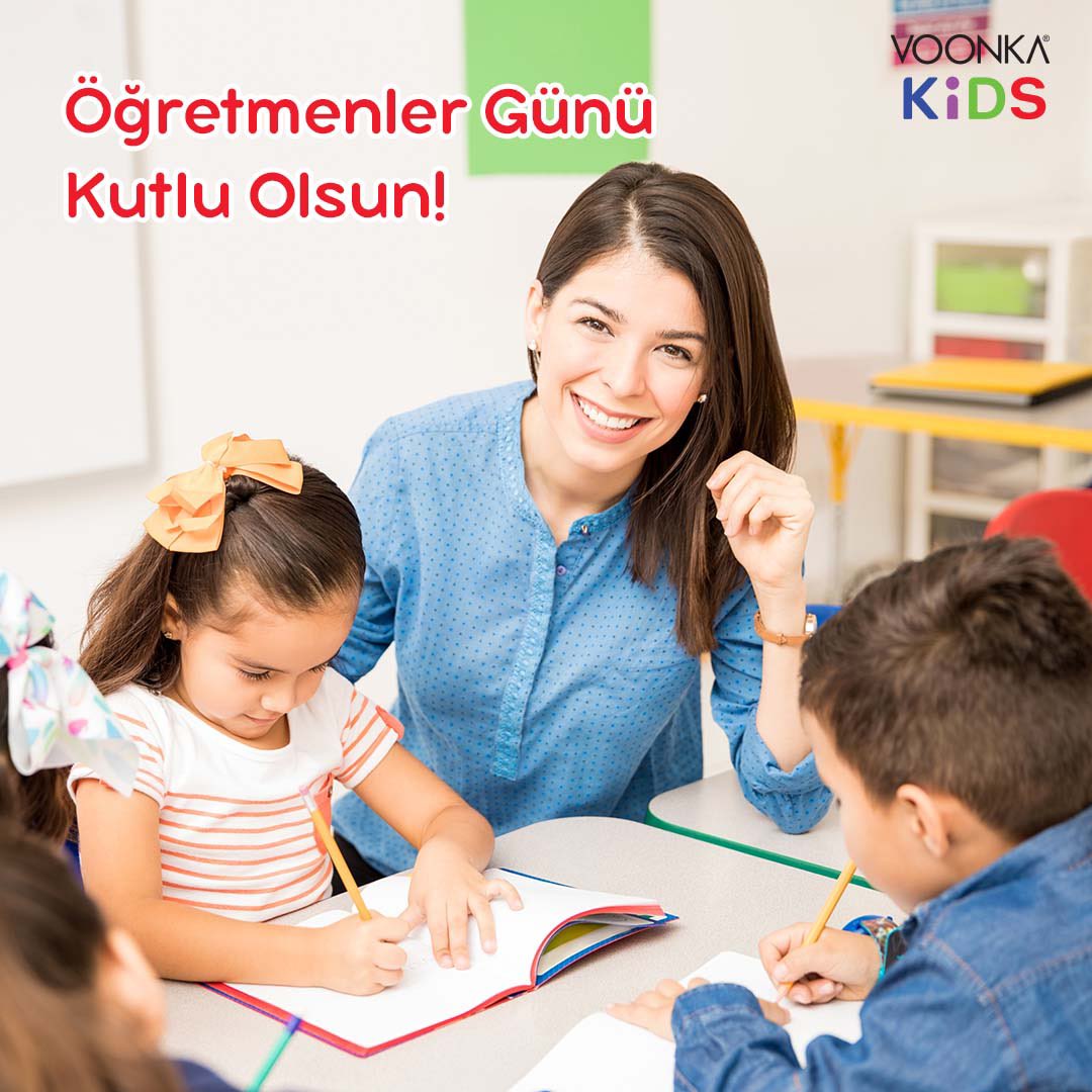 Geleceğimiz öğretmenlerimize emanet! Tüm öğretmenlerimizin 24 Kasım Öğretmenler Günü kutlu olsun, iyi ki varsınız!
 
#VoonkaKids #ÖğretmenlerGünü #24Kasım