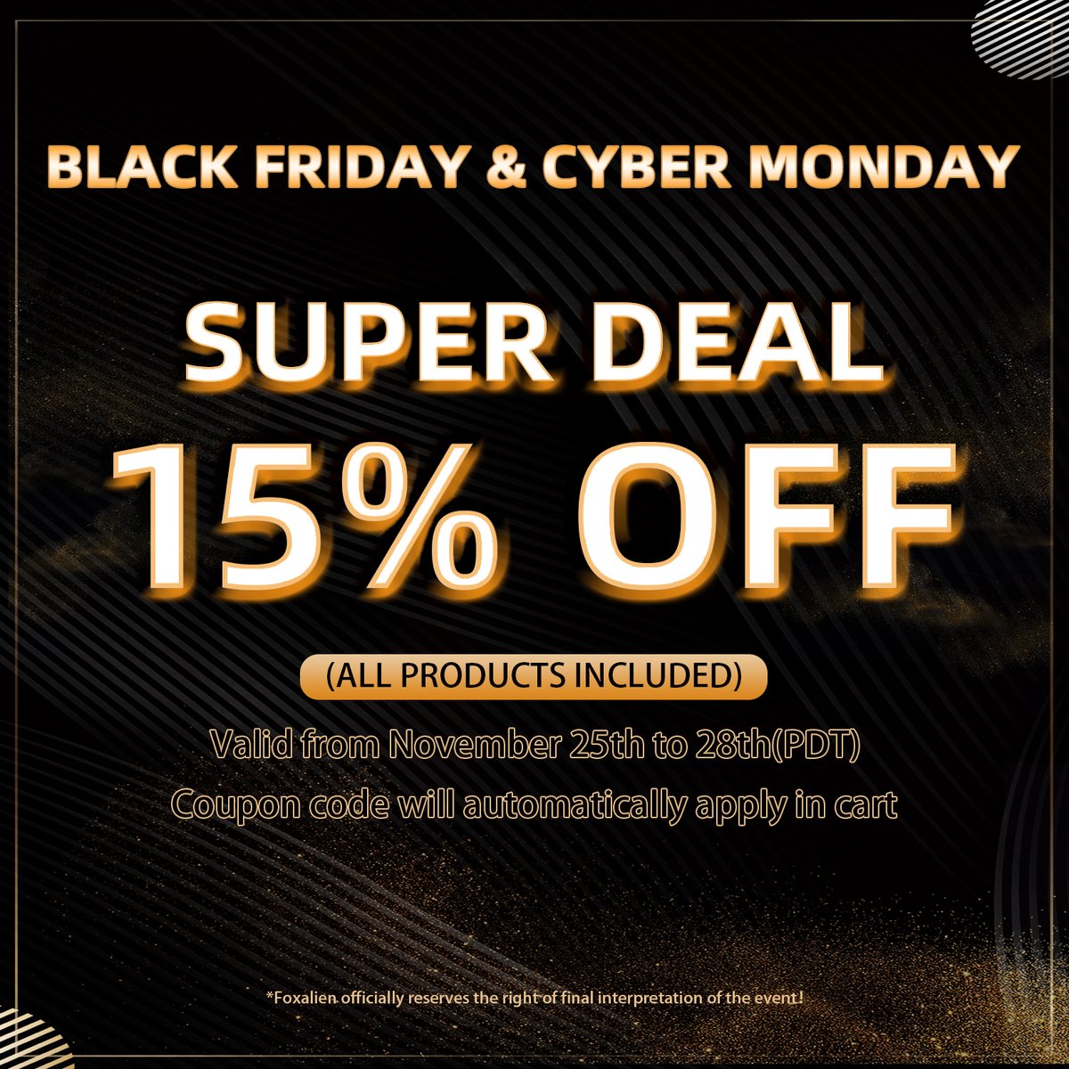 FoxAlienCNC's tweet photo. Happy Thanksgiving Day!
Enjoy the best deal of the year! https://t.co/3DSEXOJ54J