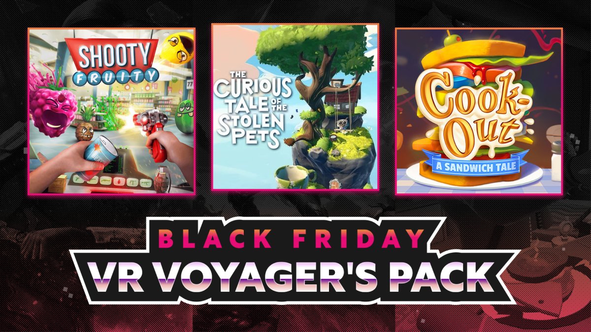 CuriousTaleGame's tweet image. Unwrap an instant library of varied #VR experiences in the @humble VR Voyagers Pack for a minimum of €12.05! 🐶

💙 @SpecialEffect
📅 Offer Ends: Friday, December 9th
🛒 bit.ly/3GyvrgQ