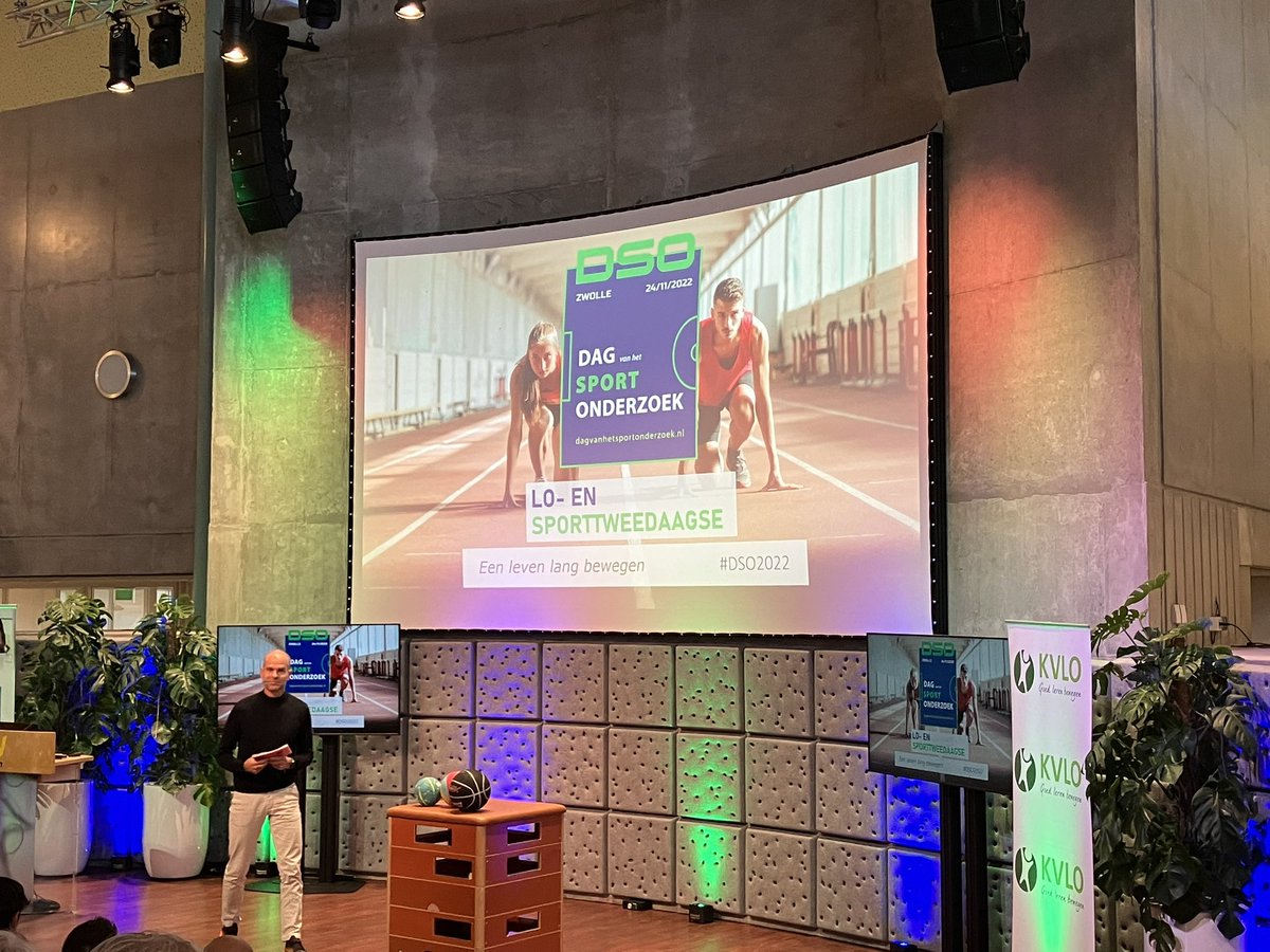Gister de Dag voor de Lichamelijke Opvoeding, vandaag de Dag voor het Sportonderzoek #DSO2022. Het lectoraat BioS presenteert vandaag meerdere onderzoeksprojecten in het thema ‘Een leven lang bewegen’!