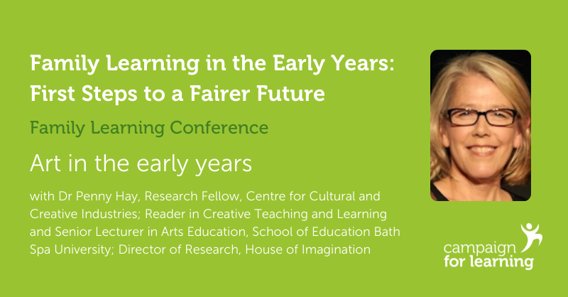 CForLearning's tweet photo. Workshop spotlight 💡 This afternoon @PenAHay is sharing:
🎨the importance of art in the early years
🎨how it can support children's development, especially in the light of the pandemic
🎨ideas to use within your own practice
#FamilyLearningConference https://t.co/3ZL0sNgYb0