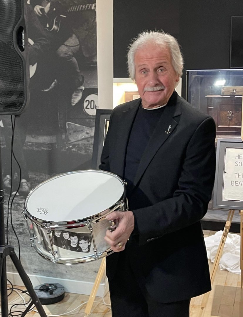 Happy 81st Birthday to original Beatles drummer Pete Best from everyone at the Liverpool Beatles Museum- Mathew Street.