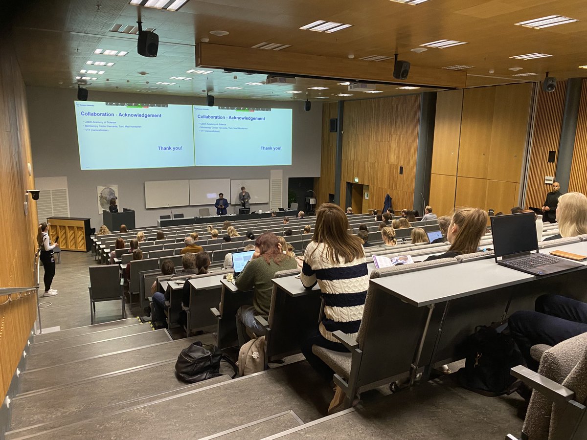 Research Day of ⁦@TampereUniMET⁩ ongoing. Great to have live science events again!