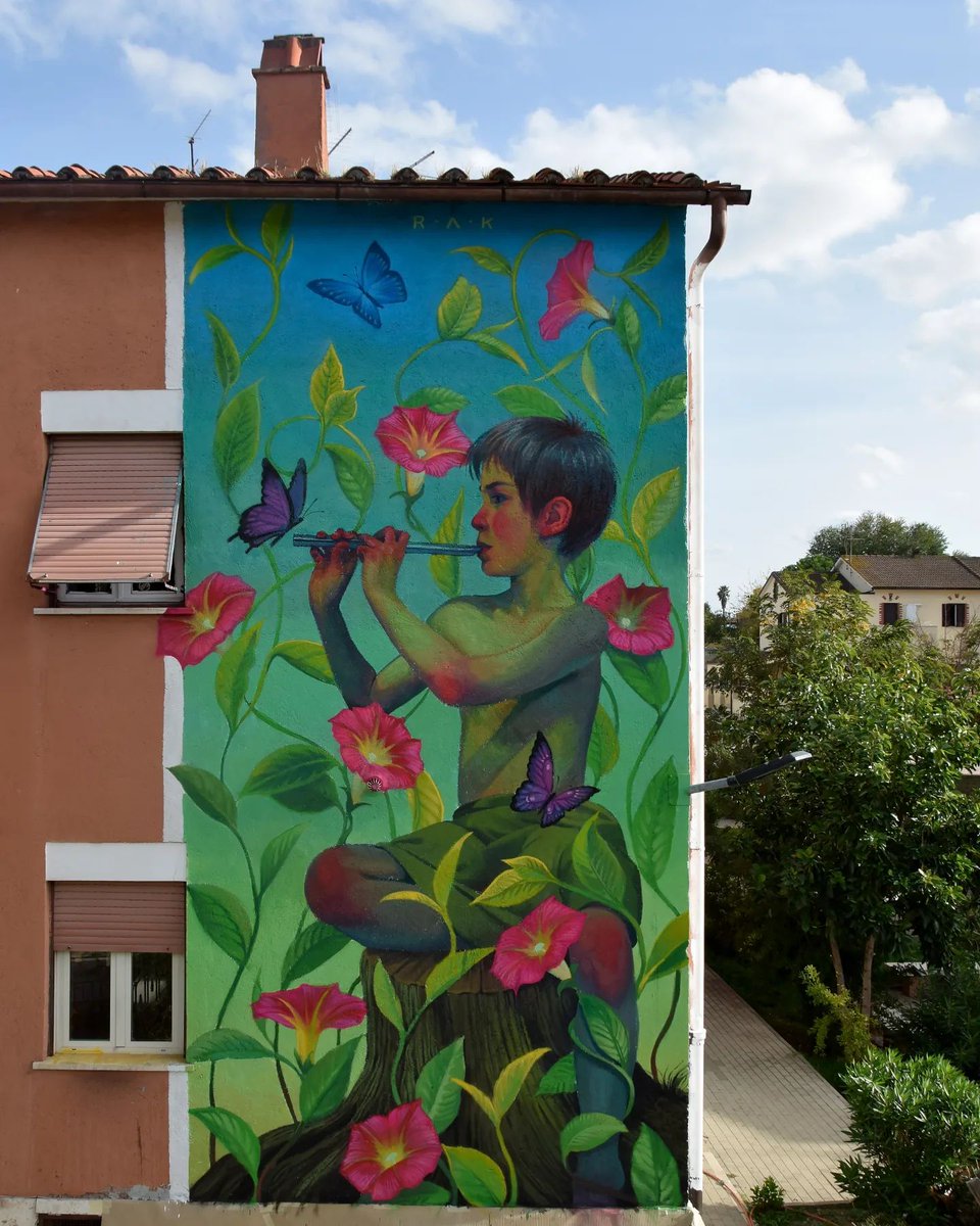“Melody of the Soul” by Natalia Rak in Rome, Italy #streetart streetartnews.net/2022/11/melody…  via x.com/streetartnews/…
