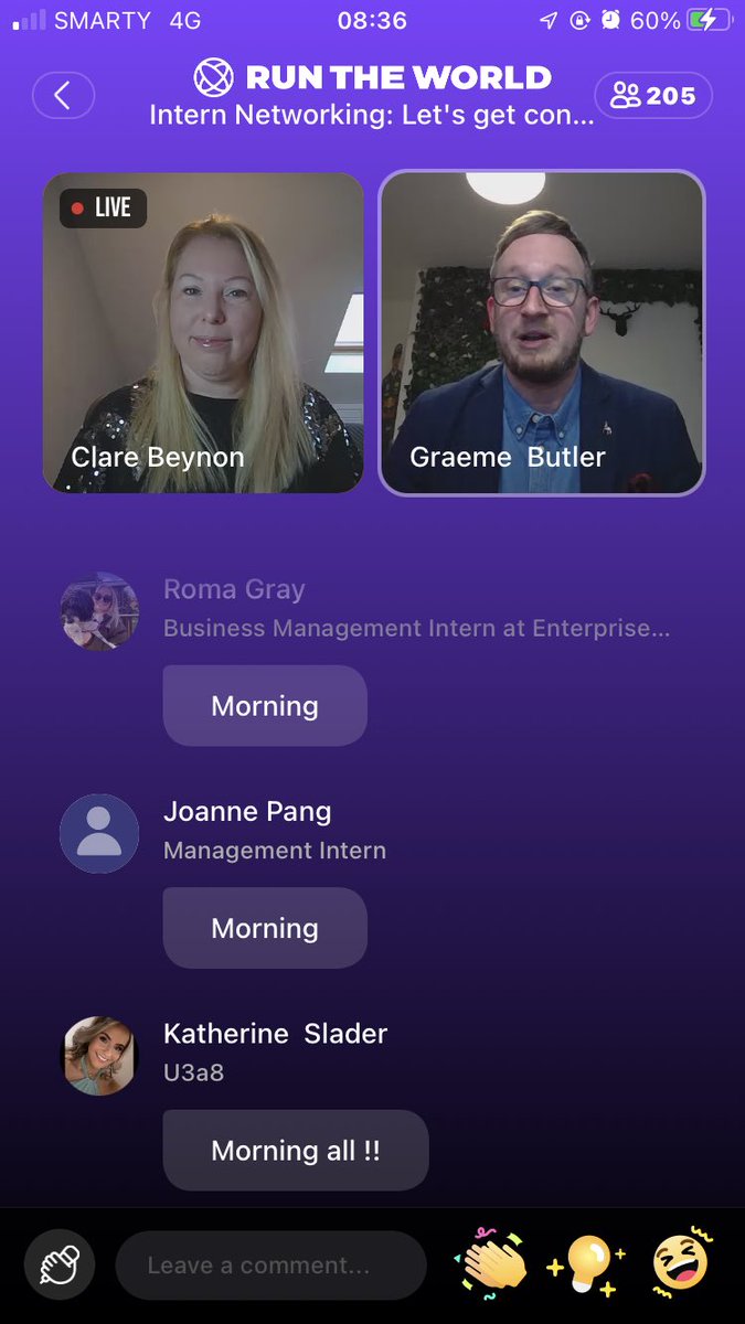 Very please to be part of Enterprise’s biggest ever intern networking event👍