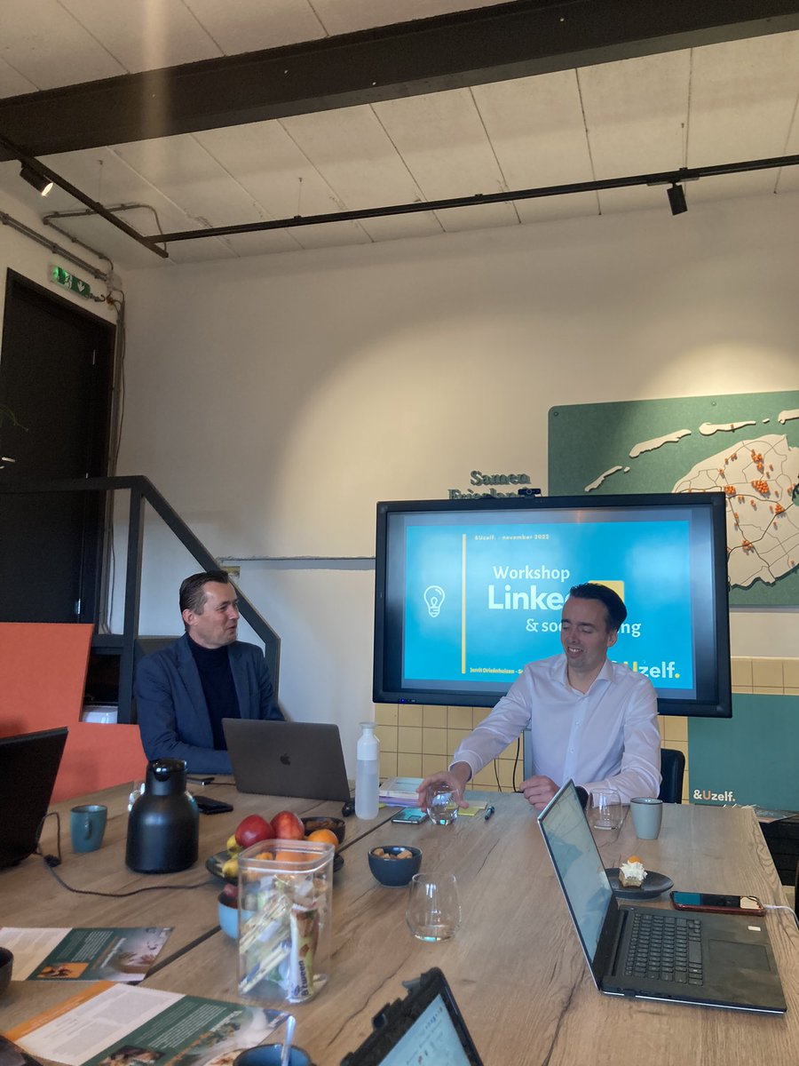 Workshop Linkedin bij @jorritdrieenhuizen en @enuzelf!