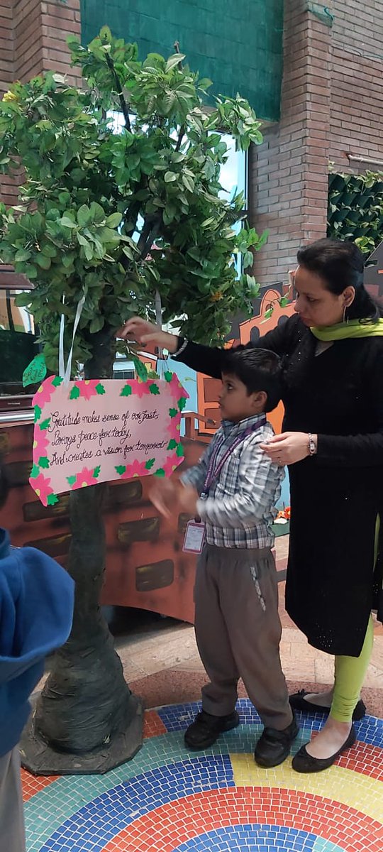 Hemab20's tweet photo. 'Gratitude is the inward feeling of kindness received. Thankfulness is the natural impulse to express that feeling. Thanks giving is the following of that impulse.' Ss of Prep D celebrated Thanksgiving Day by sharing their feeling of gratitude. @ashokkp @y_sanjay @ShandilyaPooja https://t.co/CNTymFAkwz