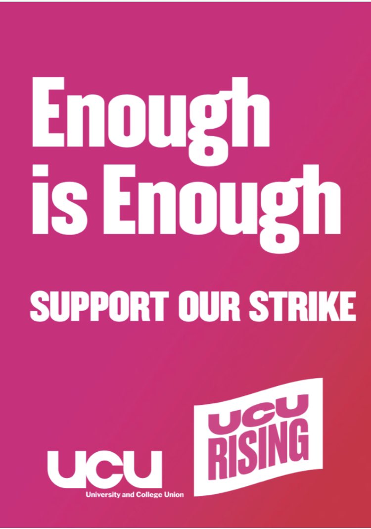 keirangoddard1's tweet photo. Solidarity to all on strike today

Higher education, like so many other sectors, has been utterly devastated by rampant marketisation and systemic neglect

Wherever you look, it’s the same story, record income but declining pay and conditions

Time to turn the tide✊

#ucuRISING https://t.co/NJMeksKS2B