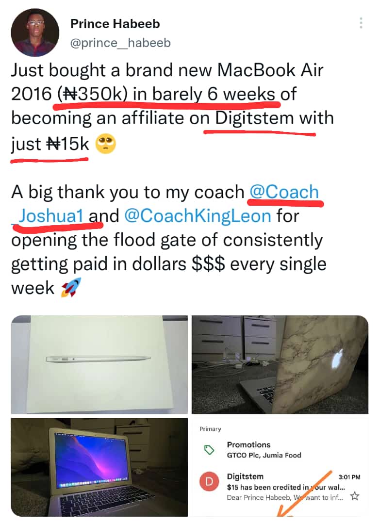 SerifdeenR's tweet photo. Making $1K in the next 30 days with Affiliate Marketing. is easier than you think 

All you need is the posture of learning and the attitude of implementing what you've learnt 

16-year-olds are making it big in this space 💵

I can show how to make 100k to 500k In just a week https://t.co/eZIKH6rwX2