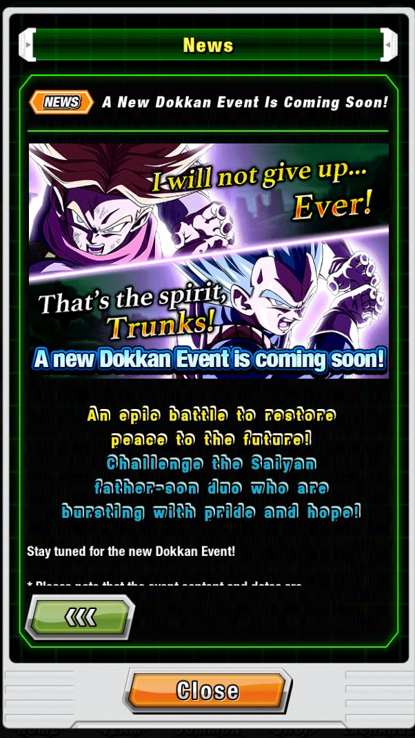 Dokkan World on Twitter to Global • LR Vegeta & Trunks Dokkan