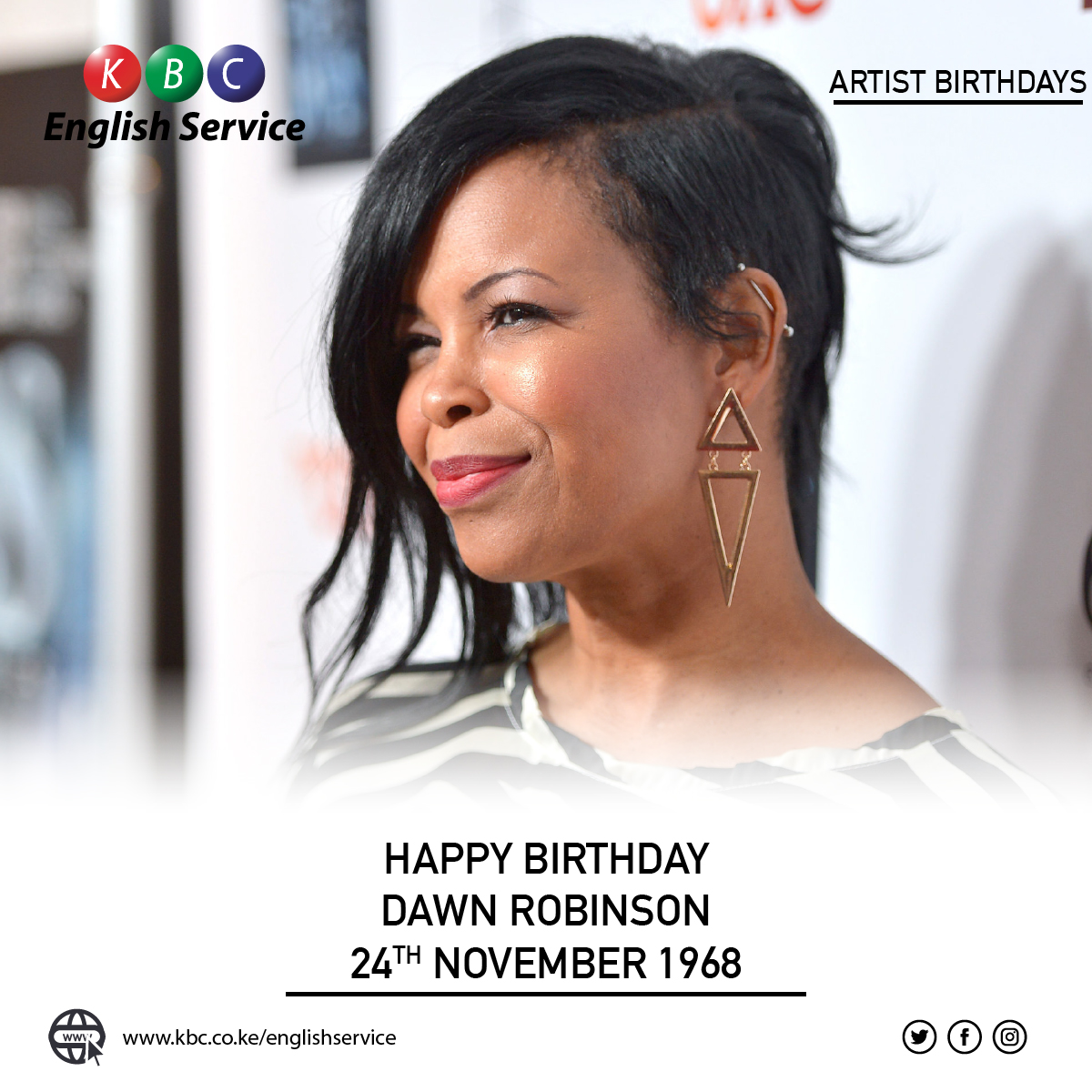 Happy Birthday: DAWN ROBINSON
Born: 24th November 1968

^PMN  